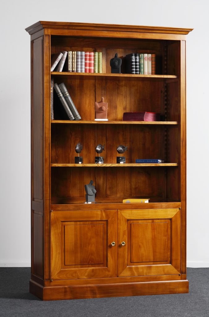 4387822-balzarotti-french-style-furniture-directoire-style-cherry-wood-bookcase